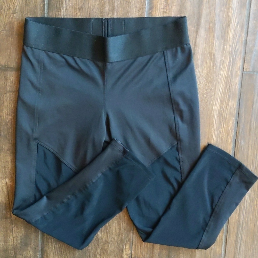 Heroine Sport Black Mesh Crop Leggings - Women's Small